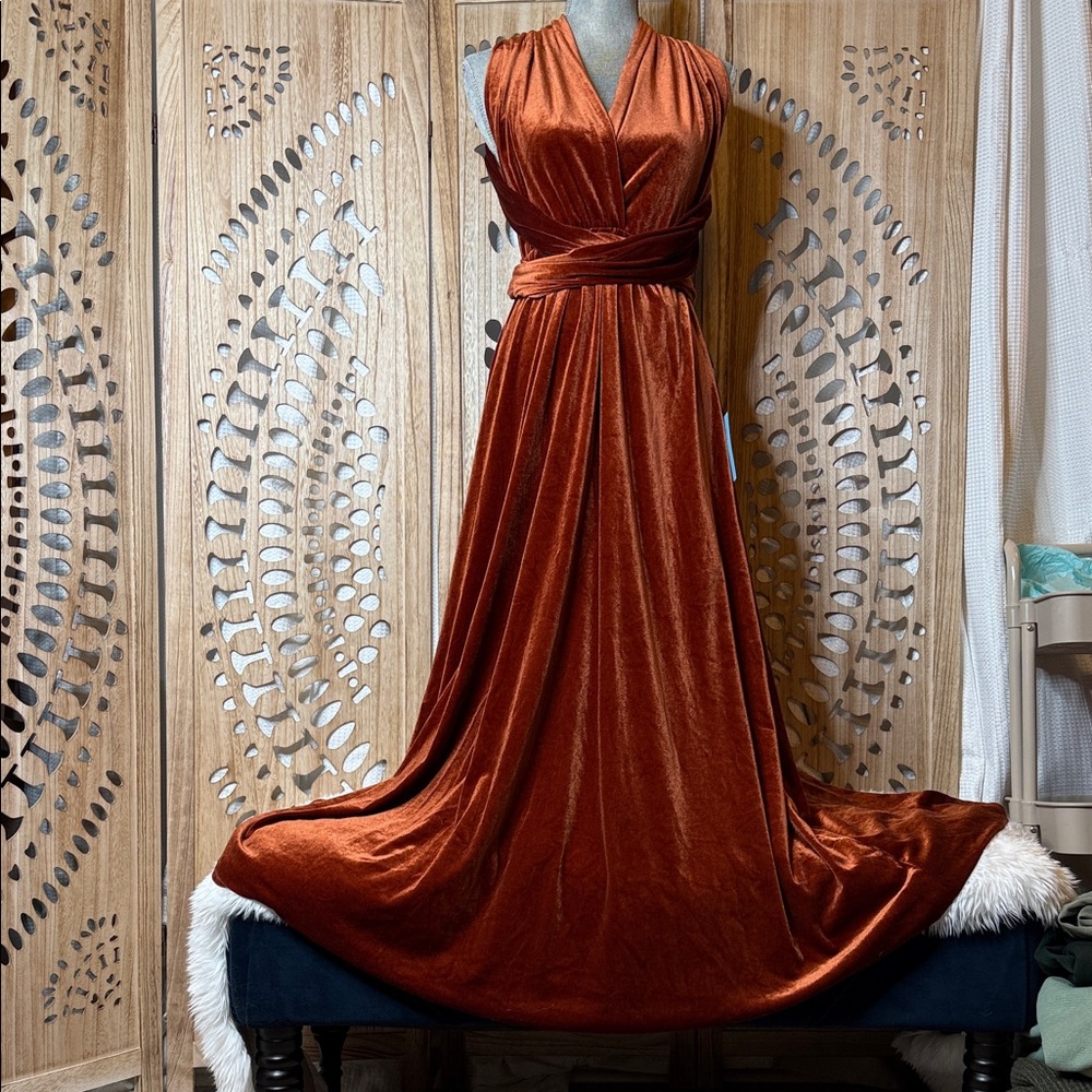 Multiway Dress - Rust